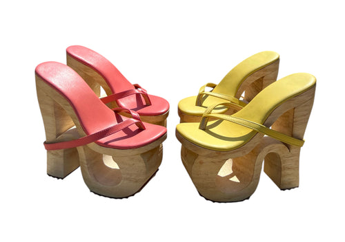 Soléna Wooden Heels